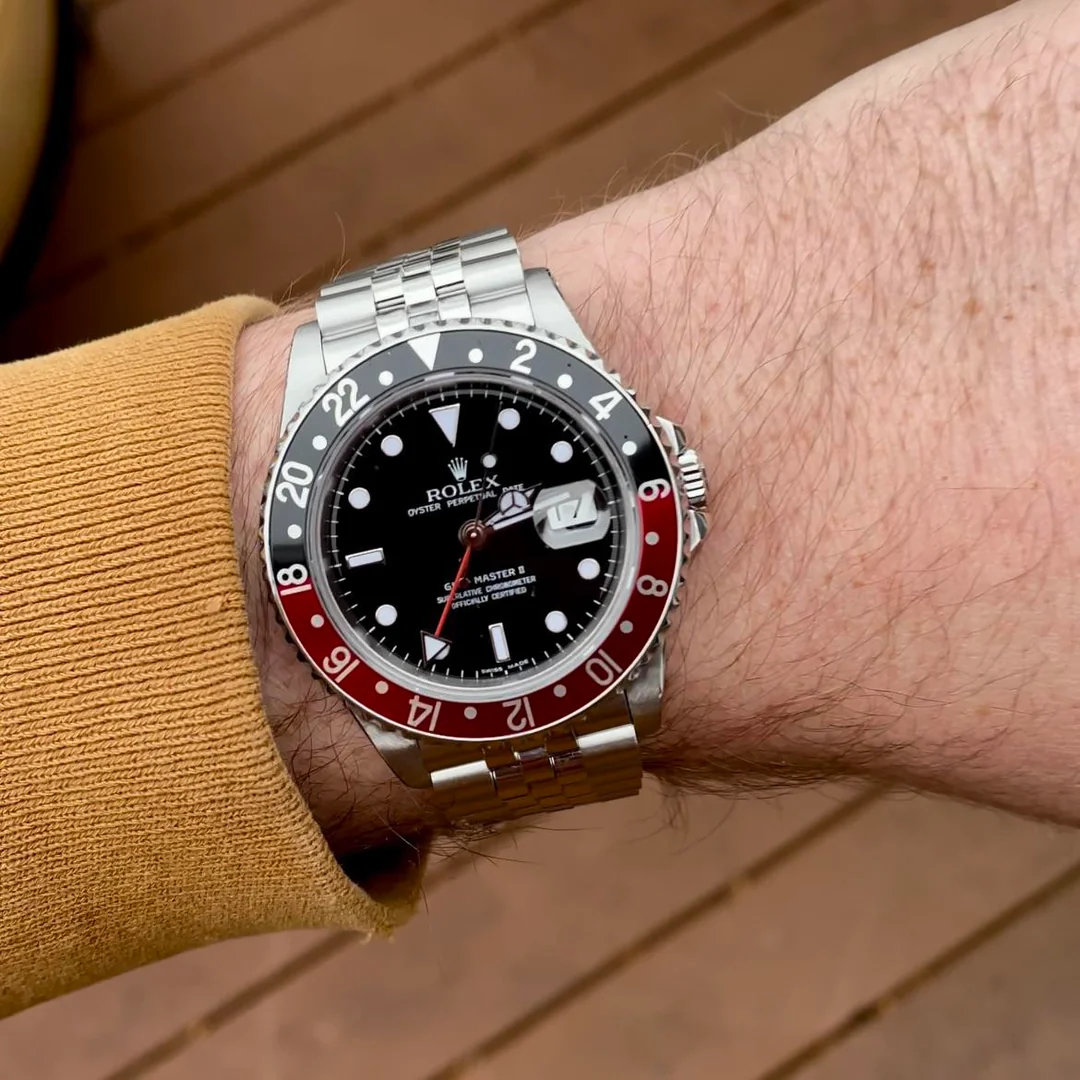 GMT-Master II 40mm Dial Black 16710 “Coke” photo review
