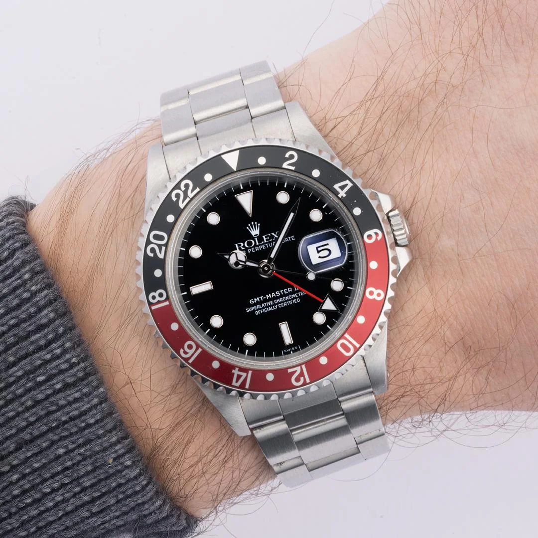 GMT-Master II 40mm Dial Black 16710 “Coke” photo review