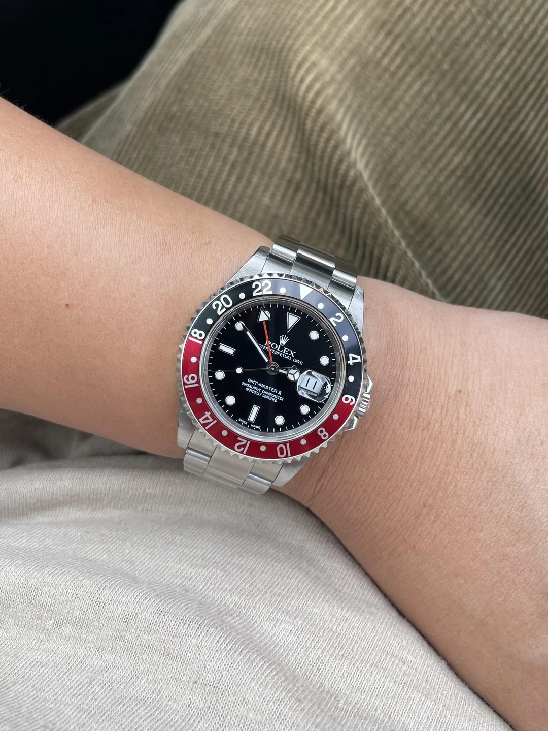 GMT-Master II 40mm Dial Black 16710 “Coke” photo review