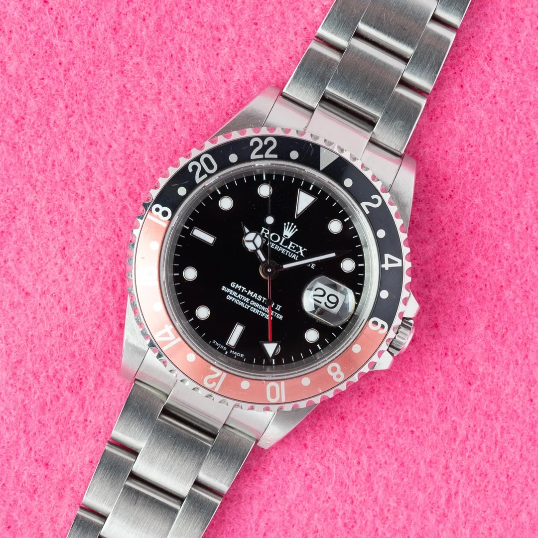 GMT-Master II 40mm Dial Black 16710 “Coke” photo review