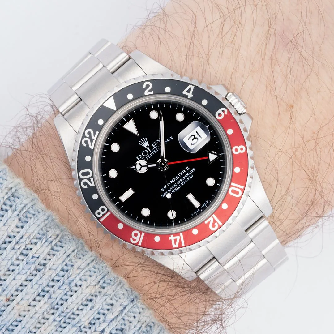 GMT-Master II 40mm Dial Black 16710 “Coke” photo review
