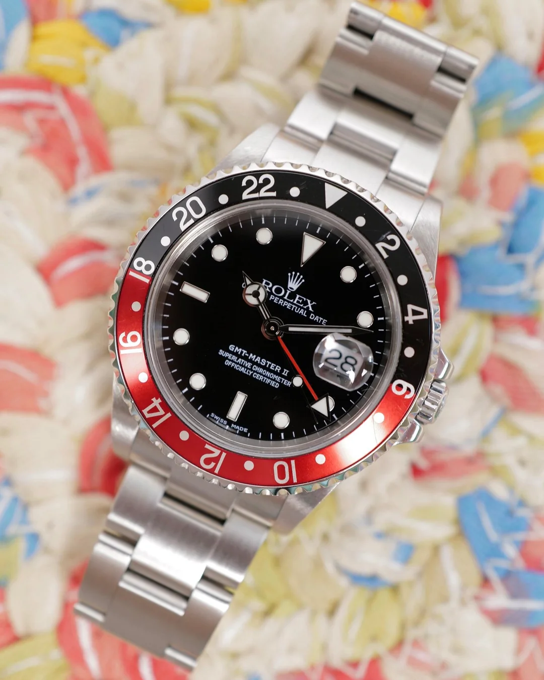 GMT-Master II 40mm Dial Black 16710 “Coke” photo review