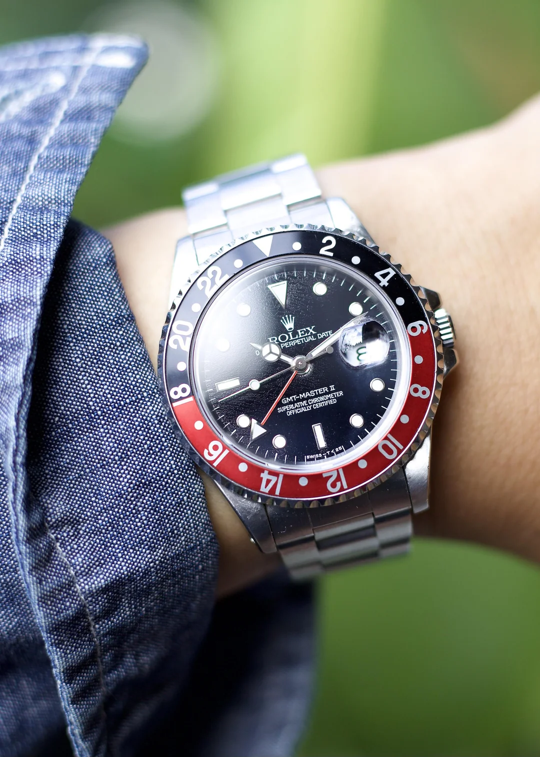 GMT-Master II 40mm Dial Black 16710 “Coke” photo review