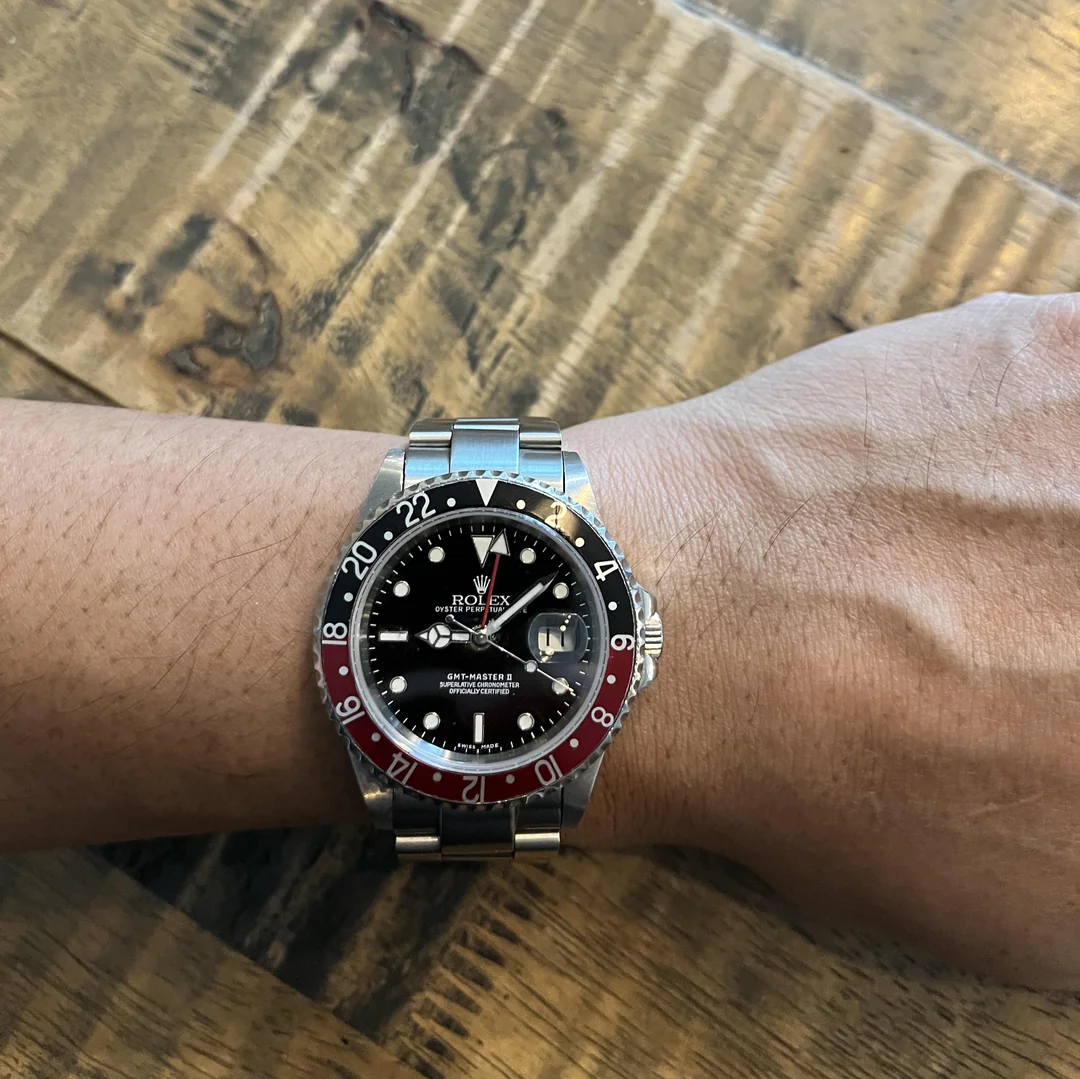 GMT-Master II 40mm Dial Black 16710 “Coke” photo review