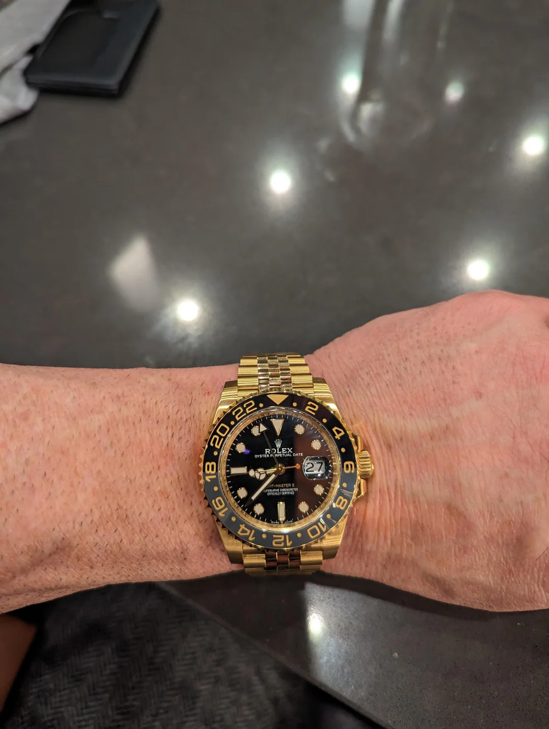 GMT-Master II 40 mm Black Dial "Zombie" 126713GRNR photo review