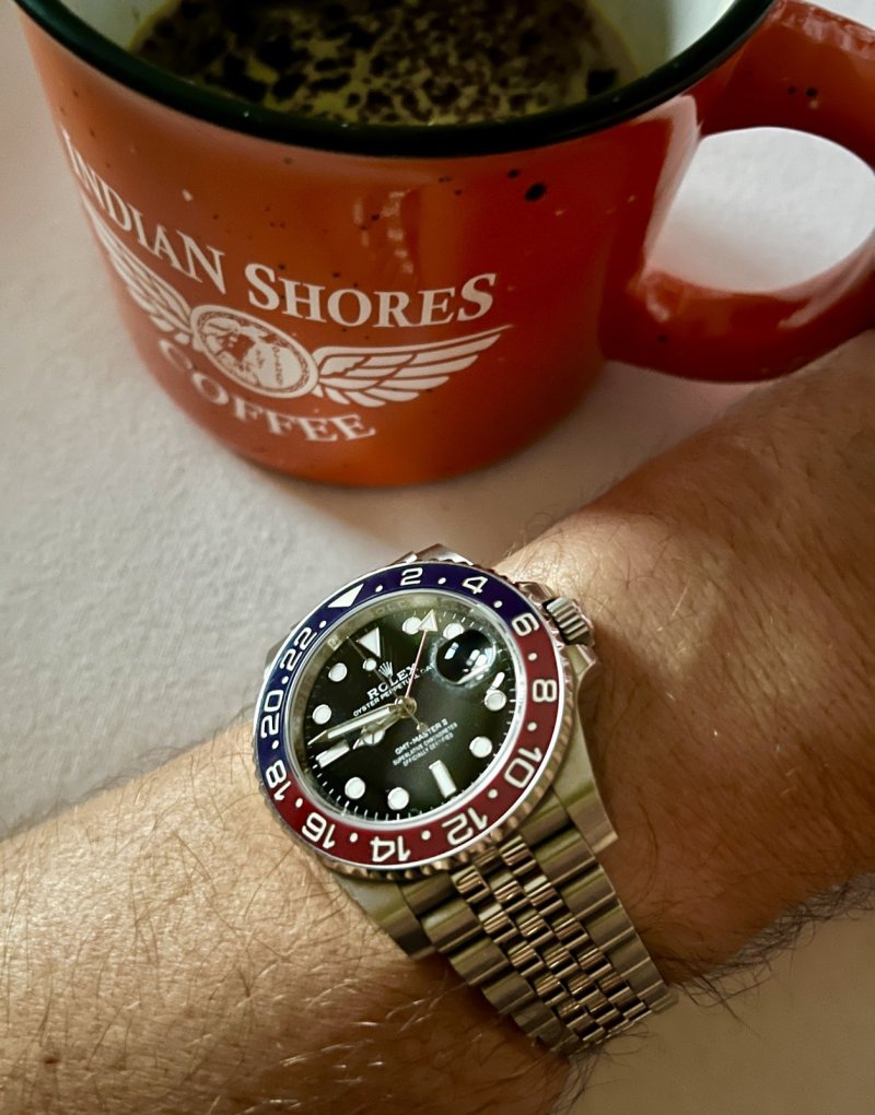 Super Clone Rolex Pepsi Jubilee Bracelet