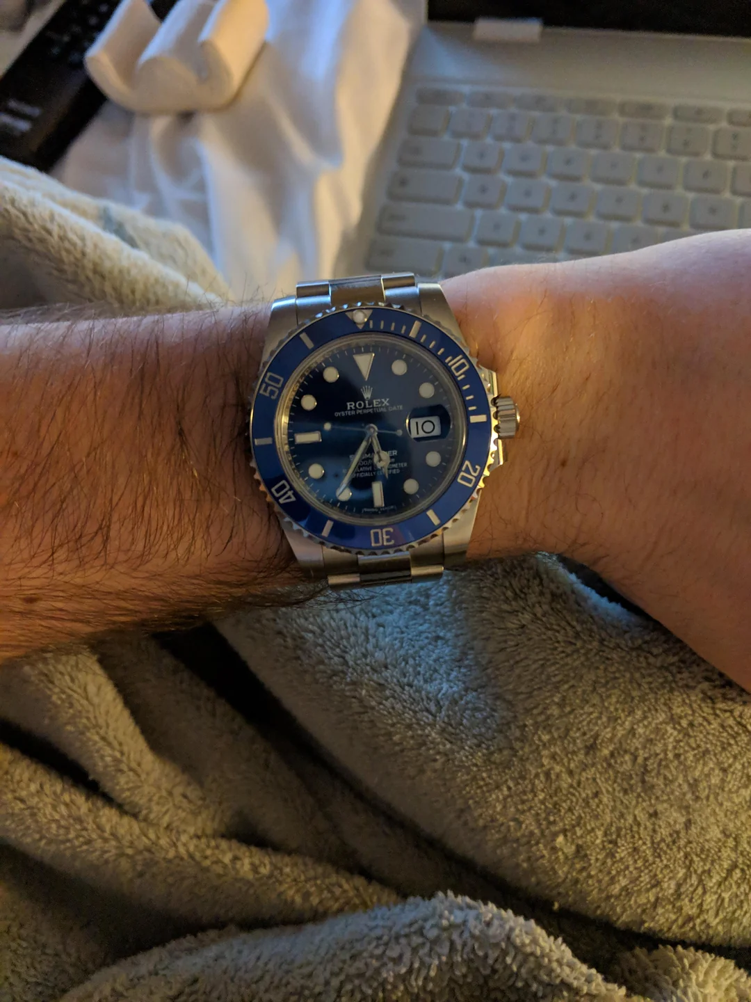 Submariner 116619LB 40mm Blue Dial "Smurf" photo review