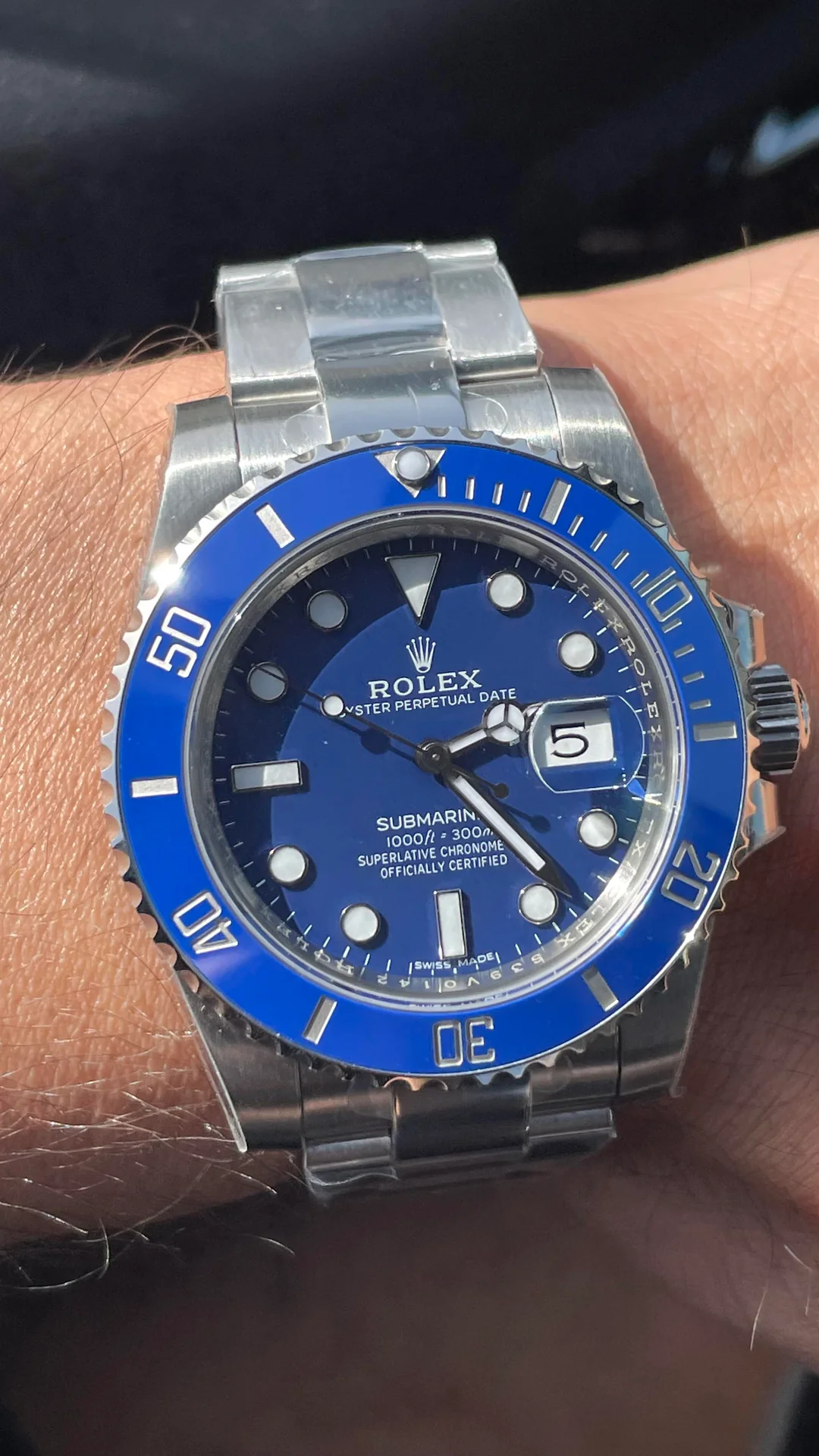 Submariner 116619LB 40mm Blue Dial "Smurf" photo review