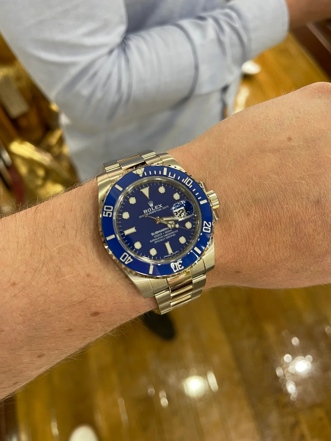 Submariner 116619LB 40mm Blue Dial "Smurf" photo review