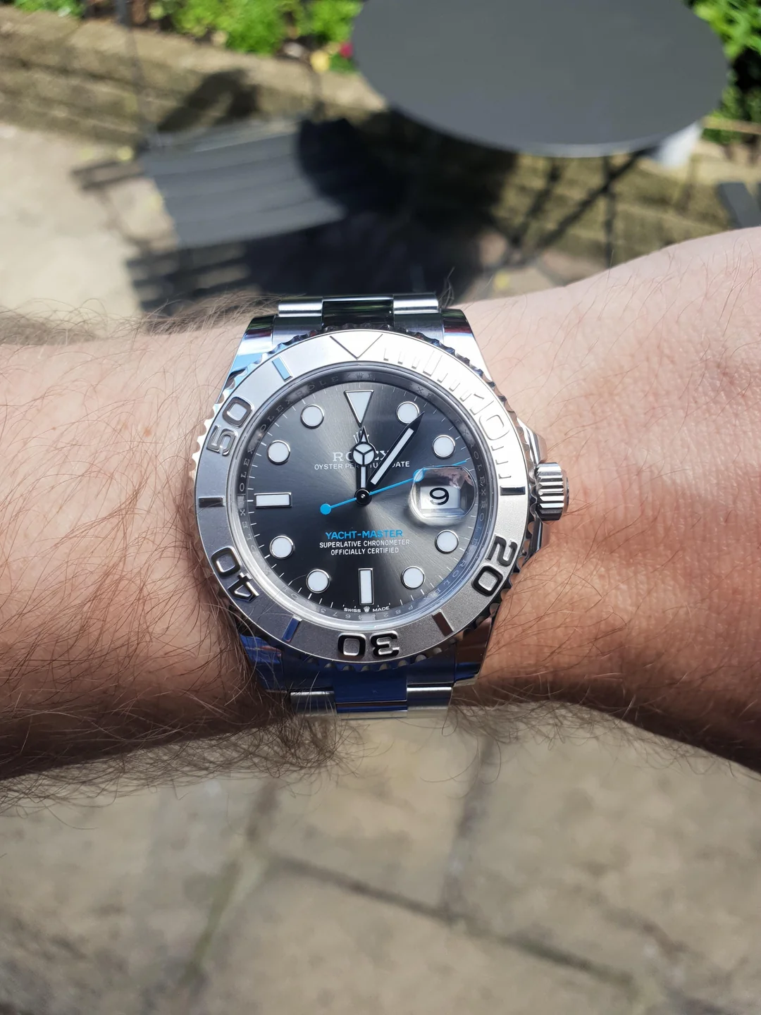 Replica Rolex Yacht Master Rhodium Dial