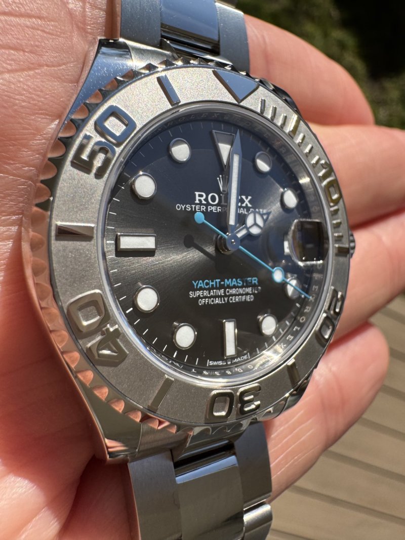 Click to view full screen Replica Yacht Master Rhodium Dial