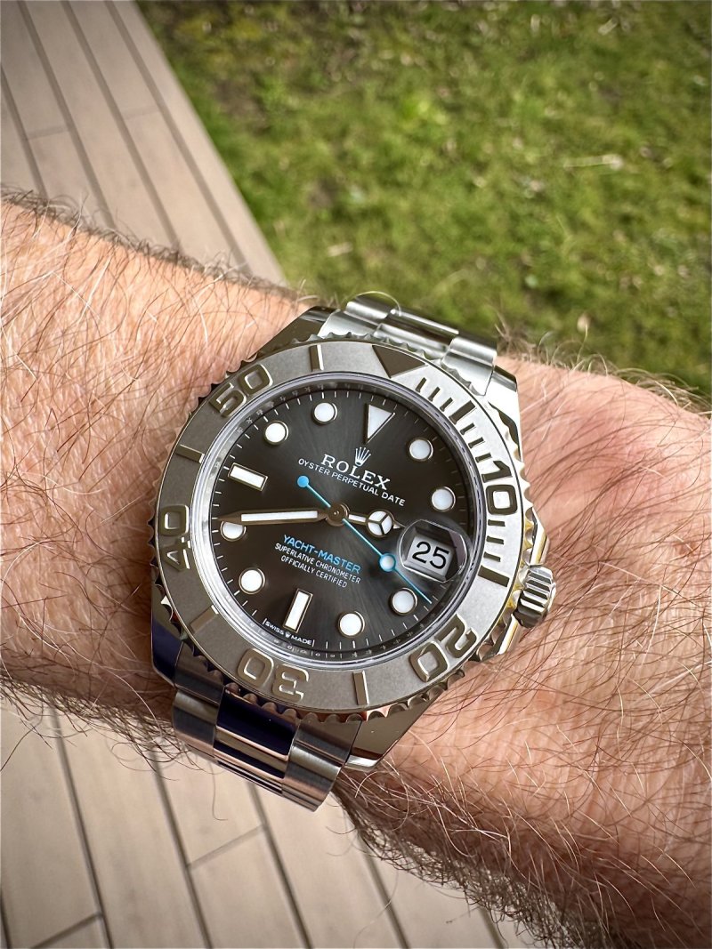 Replica Yacht Master Rhodium