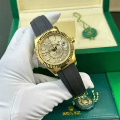 Rolex Super Clone Sky Dweller 42 mm Champagne Dial 336238 1