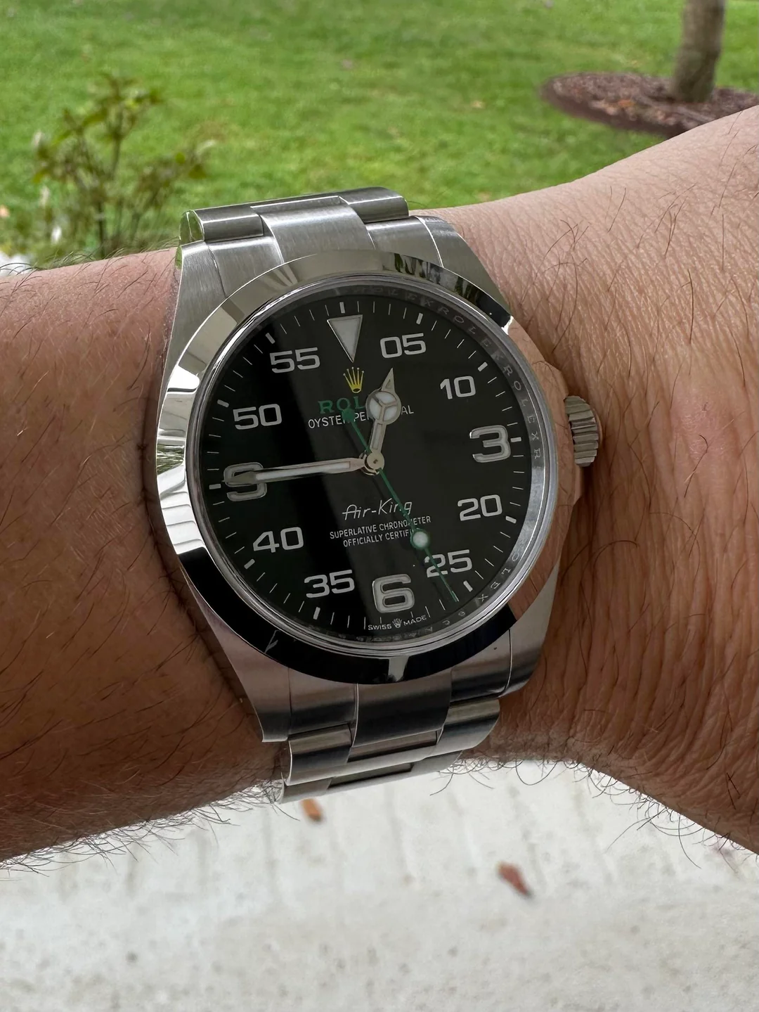Super Cone Rolex Air King Black Dial