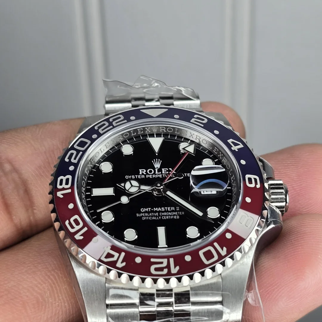 Super Clone Rolex GMT Master Pepsi Jubilee Bracelet