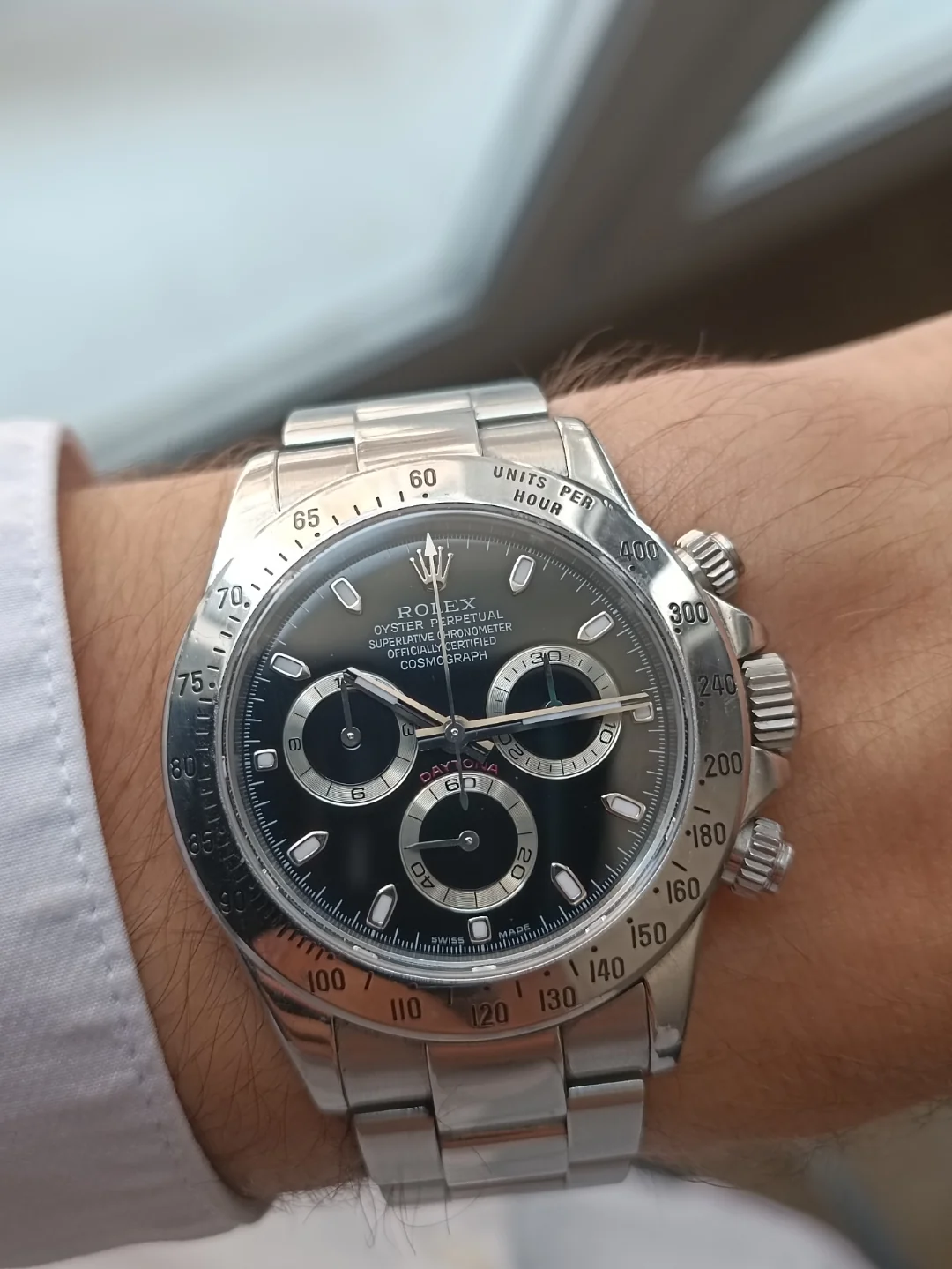 Super Clone Rolex Daytona Black Dial
