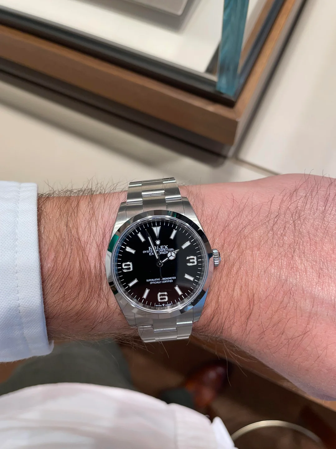 Super Clone Rolex Explorer Black Dial