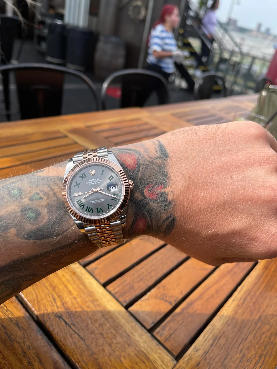 Replica Rolex Date Just Wimbledon