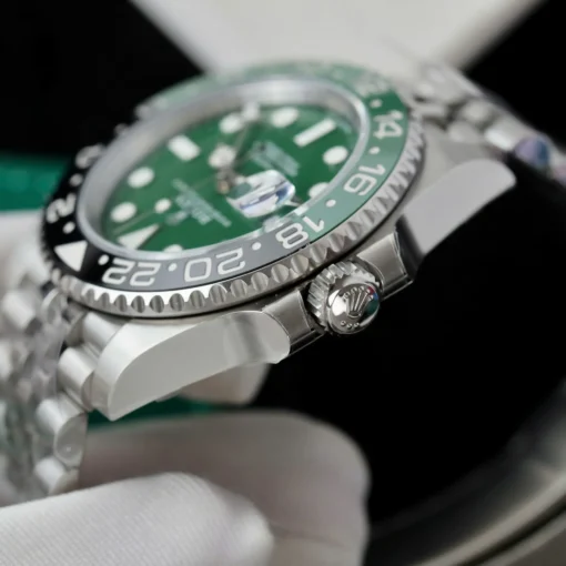 Dong Ho Rolex GMT Master II 126729VTNR Rep 11 Mat Xanh La Cay Day Jubilee 40mm 8.webp