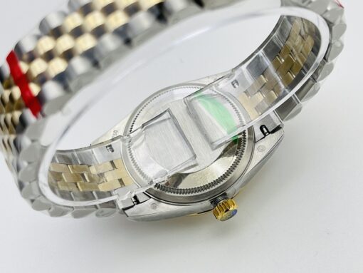 Replica Rolex Datejust 36mm Gold Palm Motif Dial 126233 6