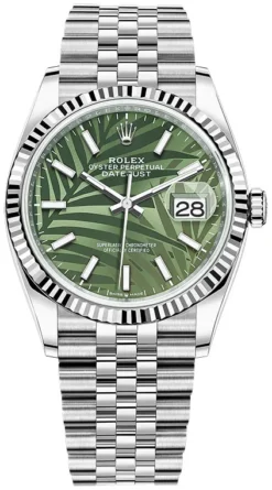 Replica Rolex Datejust 36mm Palm Motif Dial 126234 0047