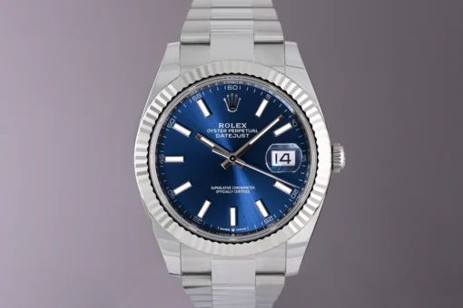 Replica Rolex Datejust 41mm Blue Dial 126334 Oyster 2