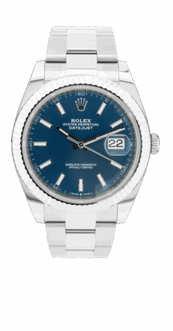 Replica Rolex Datejust 41mm Blue Dial 126334 Oyster
