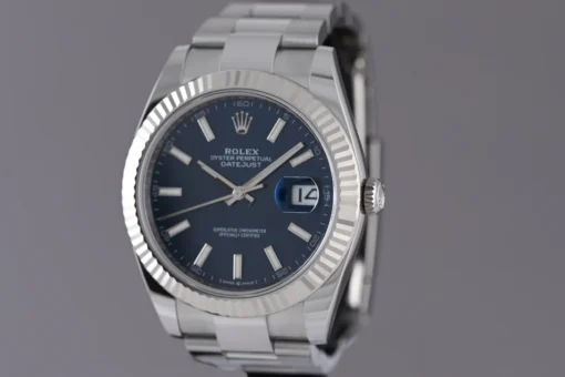 Replica Rolex Datejust 41mm Blue Dial 126334 Oyster 5