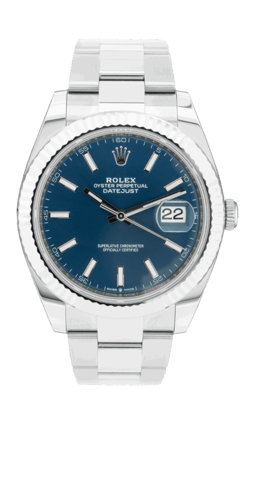 Replica Rolex Datejust 41mm Blue Dial 126334 Oyster