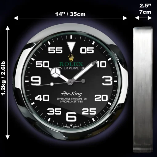 ROLEX WALL CLOCK – AIR KING OYSTER PERPETUAL 2.webp