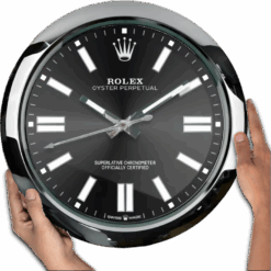 ROLEX WALL CLOCK – OYSTER PERPETUAL BLACK 1.png