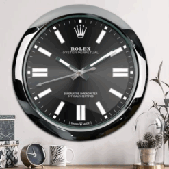 ROLEX WALL CLOCK – OYSTER PERPETUAL BLACK 3.png