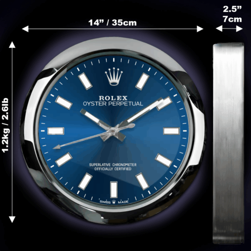 ROLEX WALL CLOCK – OYSTER PERPETUAL BLUE 2.png