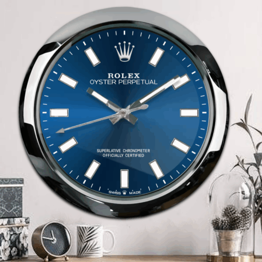 ROLEX WALL CLOCK – OYSTER PERPETUAL BLUE 3.png