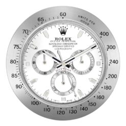 ROLEX WALL CLOCK – ROLEX DAYTONA SILVER 2.jpg