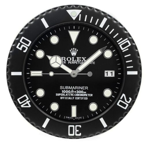ROLEX WALL CLOCK – SUBMARINER BLACK 1.jpg