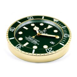 ROLEX WALL CLOCK – SUBMARINER GREEN GOLD 2.jpg