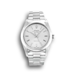 Replica Rolex Air-King 34mm Dial Silver 14000M
