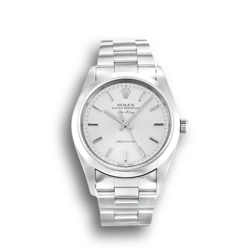 Replica Rolex Air-King 34mm Dial Silver 14000M