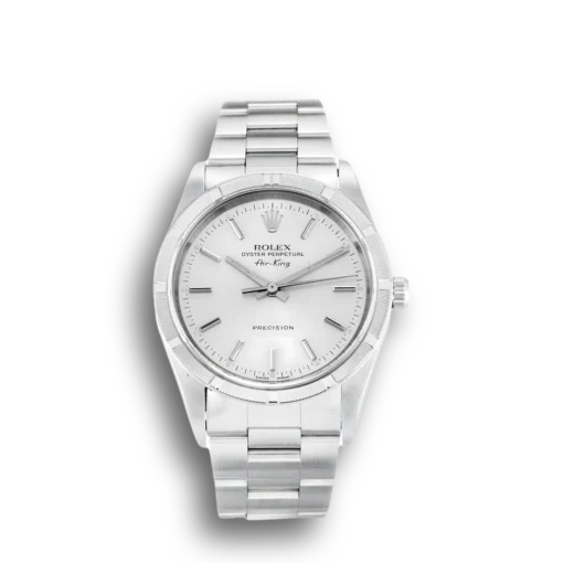 Replica Rolex Air-King 34mm Dial Silver 14010M