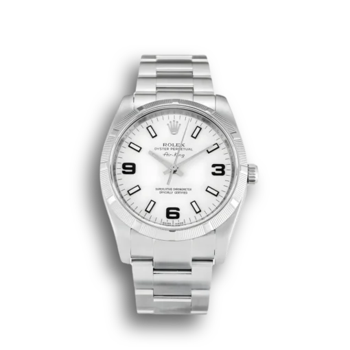 Replica Rolex Air-King 34mm Dial White 114210