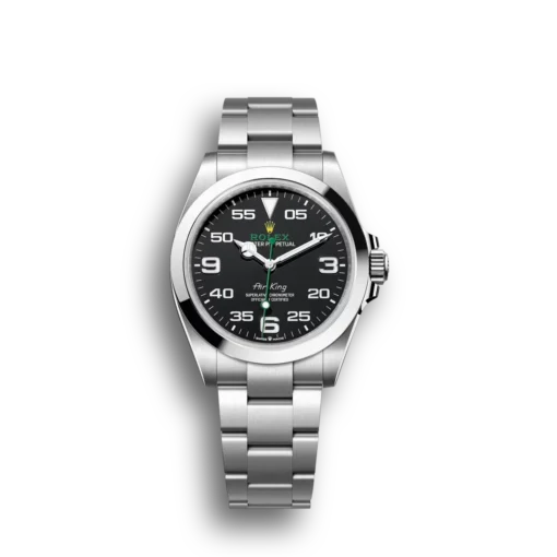 Replica Rolex Air-King 38mm Dial Black 1454020