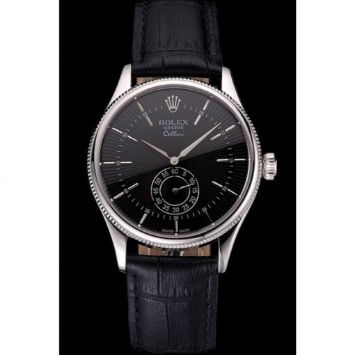 Rolex Super Clone Cellini 38mm Black Dial REP016790