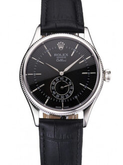 Replica Rolex Cellini 38mm Black Dial REP016790