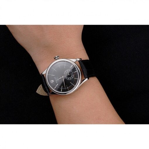 Rolex Clone Watches Cellini 38mm Black Dial REP016790