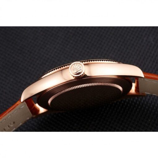 Rolex Clone Cellini 38mm Black Dial REP016794