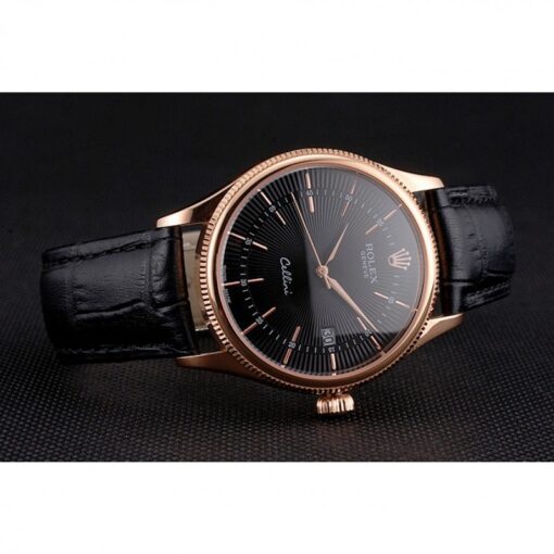Rolex Replica Cellini 38mm Black Dial REP016799