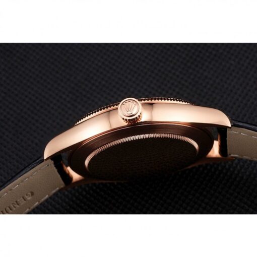 Rolex Clone Cellini 38mm Black Dial REP016799