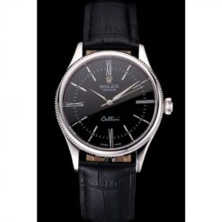 Rolex Super Clone Cellini 38mm Black Dial REP016804