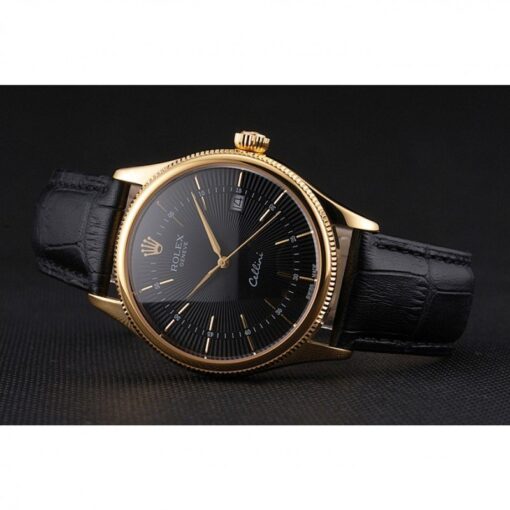 Rolex Replica Cellini 38mm Black Dial REP016807